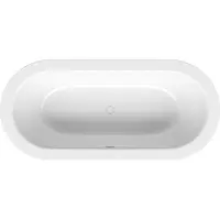 Bette BetteStarlet Oval Einbau-Badewanne, oval, 2-Sitzer, 1850x850x420mm, 2740-000Plus, Farbe: Weiß mit Glasur Plus