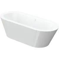 Bette BetteStarlet Oval Silhouette Badewanne, freistehend, oval, 2-Sitzer, 1850x850x420mm, 2740-000CFXXK,AS