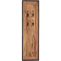SIT Möbel Wandgarderobe 'Madras' Massivholz, Metall Sheesham