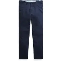 Ralph Lauren für Herren. 710778778002 Elastische Chino-Hose Slim Fit gewaschen marineblau (30/32), Lässig, Baumwolle