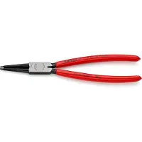 Knipex 44 11 J3, Sicherungsringzange, Chrom-Vanadium-Stahl, Kunststoff, Rot, 225 mm, 196 g