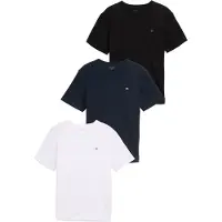 Tom Tailor T-Shirt Packung, 3 Stk. 3er Pack mit Logo-Stickerei