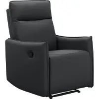 Dorel Home Relaxsessel "Lugo, TV-Sessel, Sessel Wohnzimmer mit Schlaffunktion", schwarz, B:71cm H:102cm T:86cm, 100% Polyurthan, Sessel, Relaxsessel, Loungesessel mit manueller Relaxfunktion