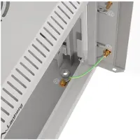 Lanberg WF11-3306-10S, Wandmontiertes Regal, 6U, 30 kg, Sperrschloss, Ablageschienen, Verbessertes Kabelmanagement