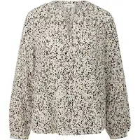 s.Oliver Blouses Grey/black Größe: 46 | Longsleeves Outlet | Damen | Grau