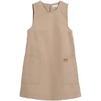 Armedangels WORKWEAR CANVAS MINI-KLEID | 100% Bio-Baumwolle - braun (XL)