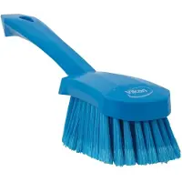 Vikan - Hygiene - Spülbürste - Mit kurzem Stiel - Weiche Spaltfasern - Blau
