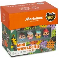 Marioinex Mini Waffle Building Blocks City: Street Bauspiel 280 Stücke