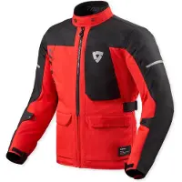 REV'IT! Revit Convergent H2O wasserdichte Motorrad Textiljacke, rot/schwarz, M