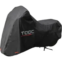 Taac SUPER HYDROSCUD Schwarze Motorradabdeckung aus 5k wasserdichtem Oxford-Gewebe größe L
