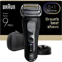 Braun Series 9 Pro+ 9610S, Folienschaber, Schwarz, Tasten, Ladend, Akku, Lithium-Ion (Li-Ion)