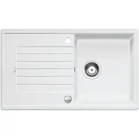 BLANCO Granitspüle "ZIA 5 S", weiß, B:50cm H:19cm T:86cm, Verbundwerkstoff, Küchenspülen, Granitspüle, erhältlich in mehreren Farben