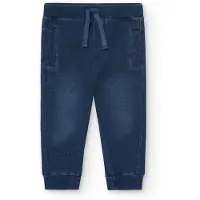 Boboli Fleece Denim Hosen Blau 24 Months Blau 24 Months