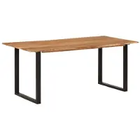Syfax Esstisch 180×90×76 cm Massivholz Akazie