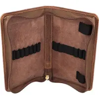 Green Burry Greenburry Leder Stiftmappe 1teilig Federmappe Stiftetui Federtasche Vintage 1575-25