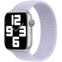 Apple Geflochtenes Solo Loop für das Watch | 44/45/46/49 mm - Größe 6 - Purple Fog