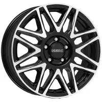 Dezent ALUFELGE KH dark 6.5x16 5x108 ET 47 BLACK/POLISHED