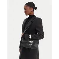 Pinko Love One Slouchy Zip Classic V Handtasche Schwarz