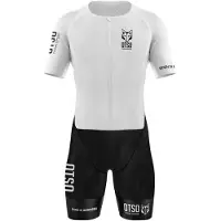 Otso Black & White Kurzarm-trisuit Weiß L Frau Weiß L