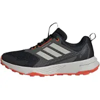 Adidas Trailrunningschuh TERREX "TRACEFINDER", Herren, Gr. 47, core schwarz, grau one, semi impact orange, Textil, Schuhe Trailrunningschuh, Trail-Runningschuhe