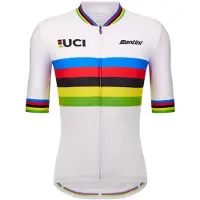 Santini Uci World Champion 2025 Kurzarm-radtrikot
