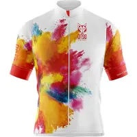 Otso Colors Kurzarm-radtrikot Weiß L Mann Weiß L