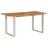 Syfax Esstisch 154x80x76 cm Massivholz Akazie