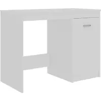Syfax Schreibtisch Weiß 100×50×76 cm Holzwerkstoff