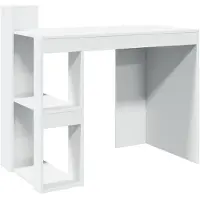 Syfax Schreibtisch Weiß 103,5x56,5x94 cm Holzwerkstoff