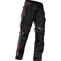 Kübler Pulsschlag Damenhose High Schwarz/Mittelrot 48