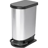 Rotho Treteimer Paso mono 50l silber 153129 7610859186317