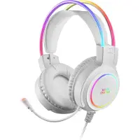Mars Gaming MHRGBW, Kabelgebunden, 18 - 20000 Hz, Gaming, 324 g, Kopfhörer, Weiß