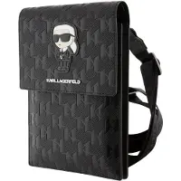 Karl Lagerfeld Saffiano Monogram Ikonik Nft Wallet Handytasche