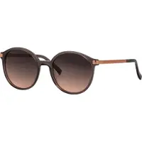 Marc O'Polo Sonnenbrille "Modell 506215", Herren, braun, leicht durchscheinend, matt, Sonnenbrillen Sonnenbrille, Form Pilot, Logoschriftzug auf Bügel, Kombifassung