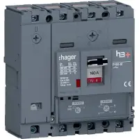 Hager HMS161DC Leistungsschalter h3+ P160 TM ADJ 4P4D N0-100% 160A 50kA CTC