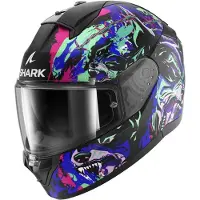 Shark Ridill 2 Raging Beast Helm, schwarz/grün/blau/pink, XL (61/62)
