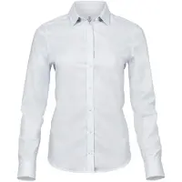 Cotton Classics -18.4025 Luxus Stretch Damen Bluse langarm S weiß