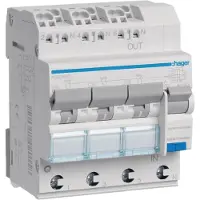Hager ADZ366D FI-LS 3X 1P+N 6kA C-16A 30mA