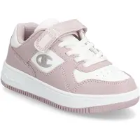Champion Sneaker "RD18 LOW G PS", Mädchen, Gr. 34, rosa (wht, vti), Synthetik, Schuhe Sneaker, für Kinder