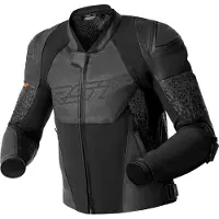 Rapid Suspension Technology RST Pro Series Supersport-K D3O perforierte Motorrad Lederjacke, schwarz, 50