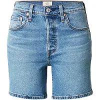Levi's für Damen. A9296-0006 Shorts 501 Mid Thigh Lightweight blau (24), Lässig, Baumwolle, Denim