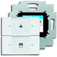 ABB 6126/01-84, Weiß, Schraubenlos, , Glänzend, 6120-0-0071 6120-0-0074 6310-0-0059 6310-0-0060 6900-0-1703, CE