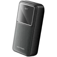 Vention FHMB0, 30000 mAh, Adaptive Fast Charging, Power Delivery 3.0, Quick Charge 3.0, 3,7 V, 22,5 W, Schwarz