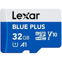 Lexar BLUE PLUS, 32 GB, MicroSDXC, UHS-I, 100 MB/s, Class 1 (U1), V10