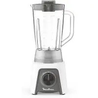 Moulinex LM2C01, Tischplatten-Mixer, 1,5 l, Pulsfunktion, Eis-Crusher, 450 W, Weiß
