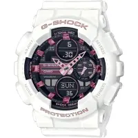 Casio Chronograph G-SHOCK, weiß (weiß, pink, schwarz, lila), Armbanduhren, Damen, weiß, Chronograph, Quarzuhr, Armbanduhr, Damen, Herren,Digitaluhr, bis 20 bar wasserdicht