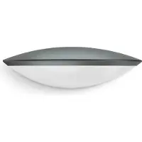 Steinel L 825 SC, Wandbeleuchtung für den Außenbereich, Anthrazit, Aluminium, Kunststoff, IP44, Eingang, Fassade, Pfad, II