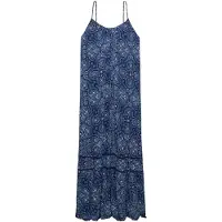Superdry für Damen. W8011955A Marineblaues Kleid (M), Lässig, Viskose, Ärmellos / Hosenträger