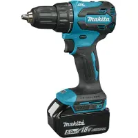 Makita DDF490RTJ Akku Bohrschrauber 50/27 Nm Bl 18V Li-Ion Lxt