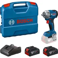 Bosch Professional Gds 18v-350 + 2 Bat 4.0ah + L-case Schlagschrauber